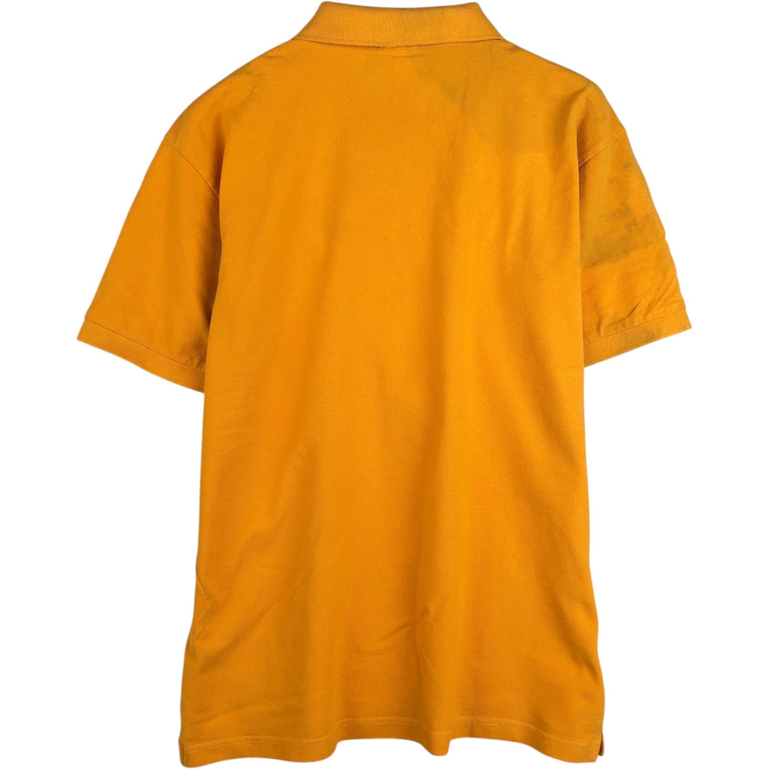 Lacoste LACOSTE French design short sleeve polo shirt size 6 men's XL equivalent cotton orange type Vintage Second Hand