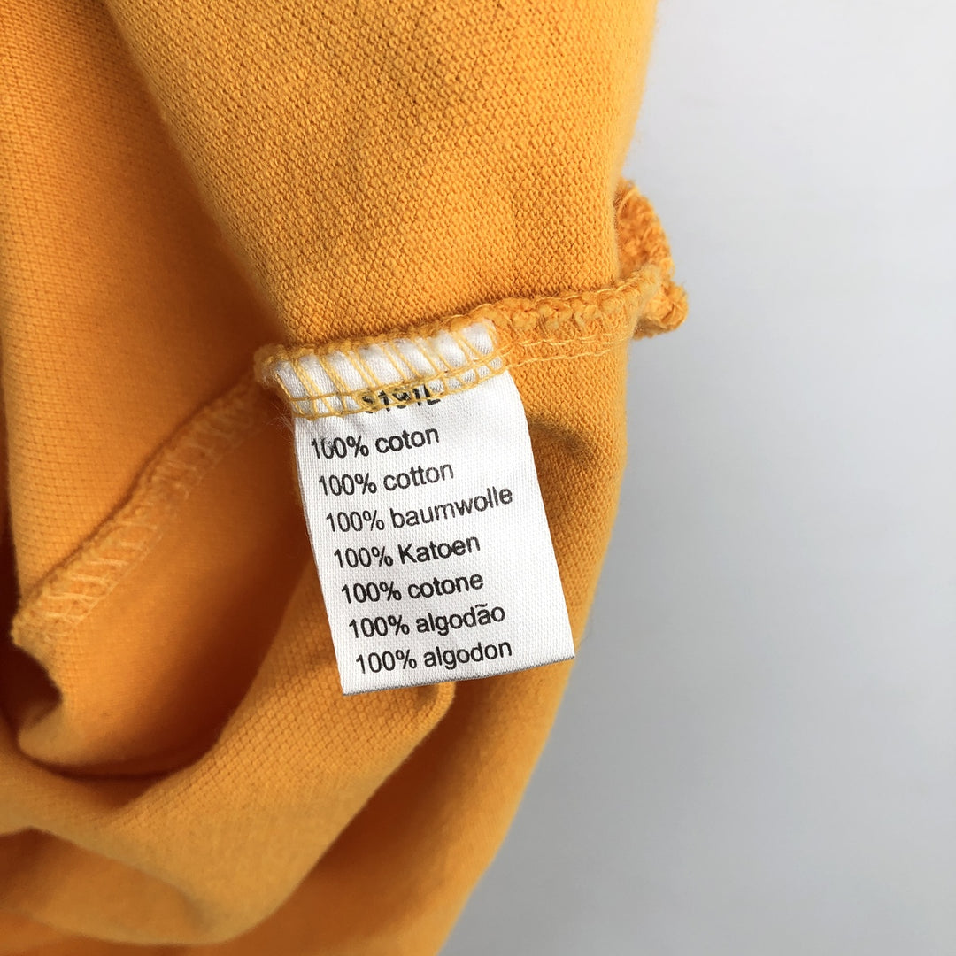 Lacoste LACOSTE French design short sleeve polo shirt size 6 men's XL equivalent cotton orange type Vintage Second Hand