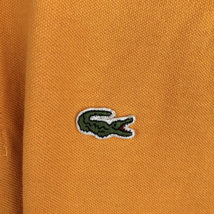 Lacoste LACOSTE French design short sleeve polo shirt size 6 men's XL equivalent cotton orange type Vintage Second Hand