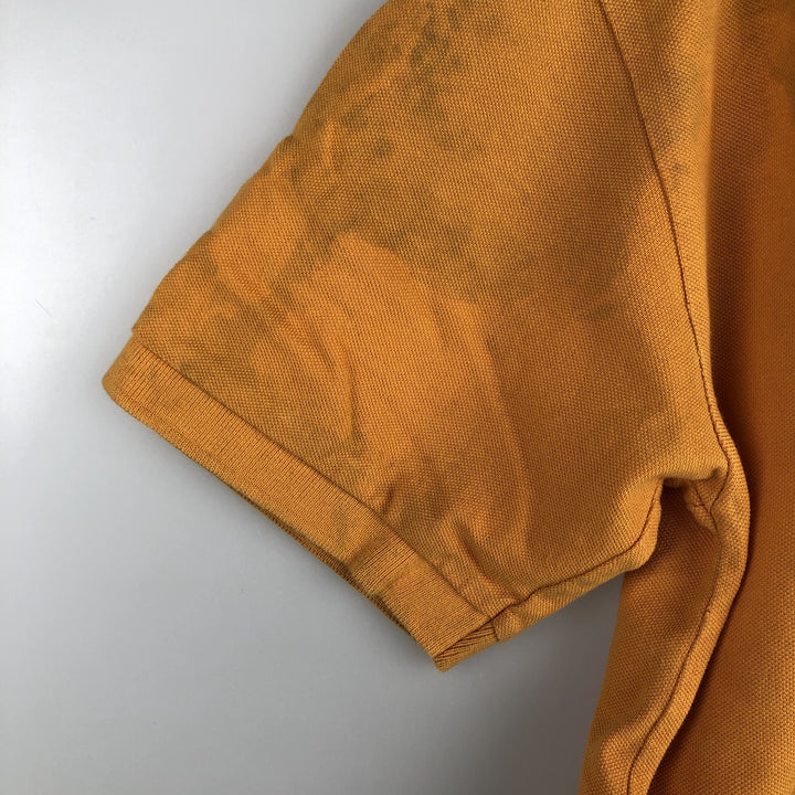 Lacoste LACOSTE French design short sleeve polo shirt size 6 men's XL equivalent cotton orange type Vintage Second Hand