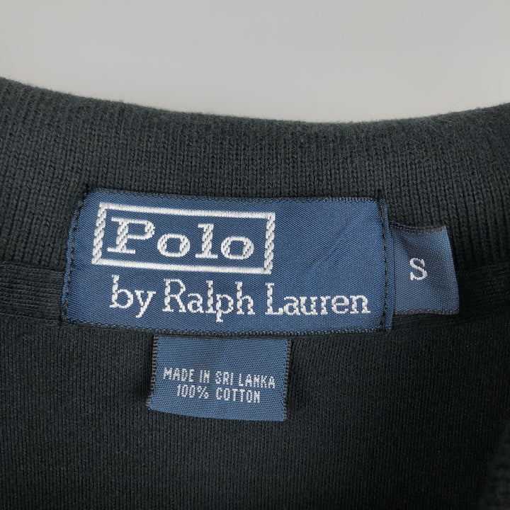 Ralph Lauren POLO by Ralph Lauren short sleeve polo shirt, size S for men cotton black type Vintage Second Hand