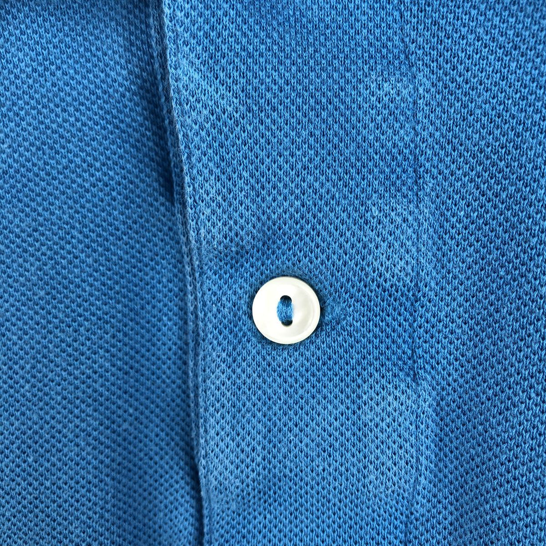 Lacoste LACOSTE French design short sleeve polo shirt No. 7 Men's XXL equivalent cotton Blue type light blue Vintage Second Hand