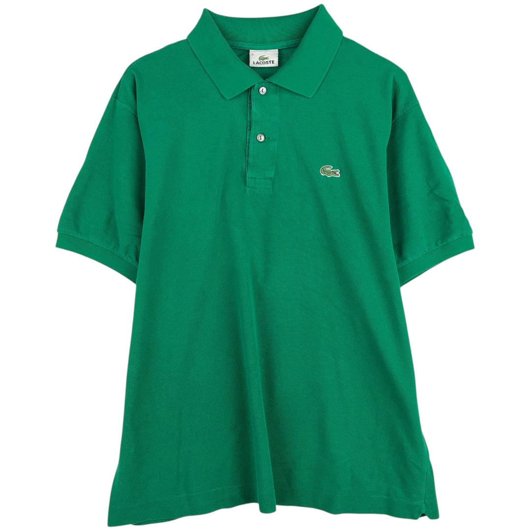 Lacoste LACOSTE Short Sleeve Polo Shirt Size 5 Men's L cotton green type Vintage Second Hand