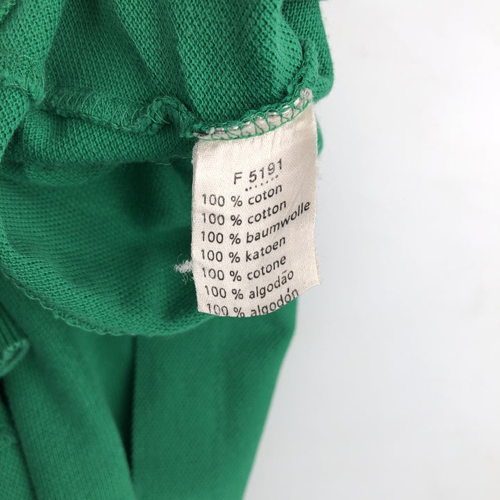 Lacoste LACOSTE Short Sleeve Polo Shirt Size 5 Men's L cotton green type Vintage Second Hand