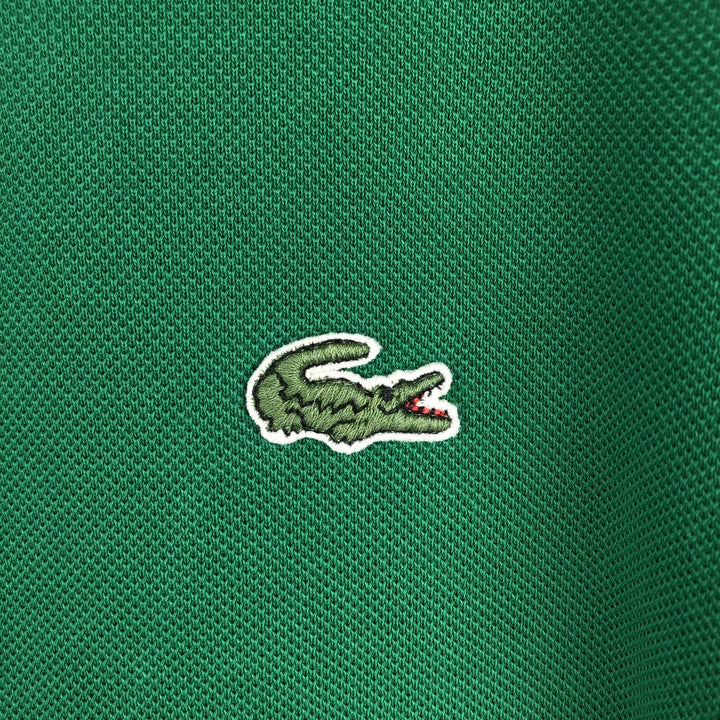 Lacoste LACOSTE Short Sleeve Polo Shirt Size 5 Men's L cotton green type Vintage Second Hand