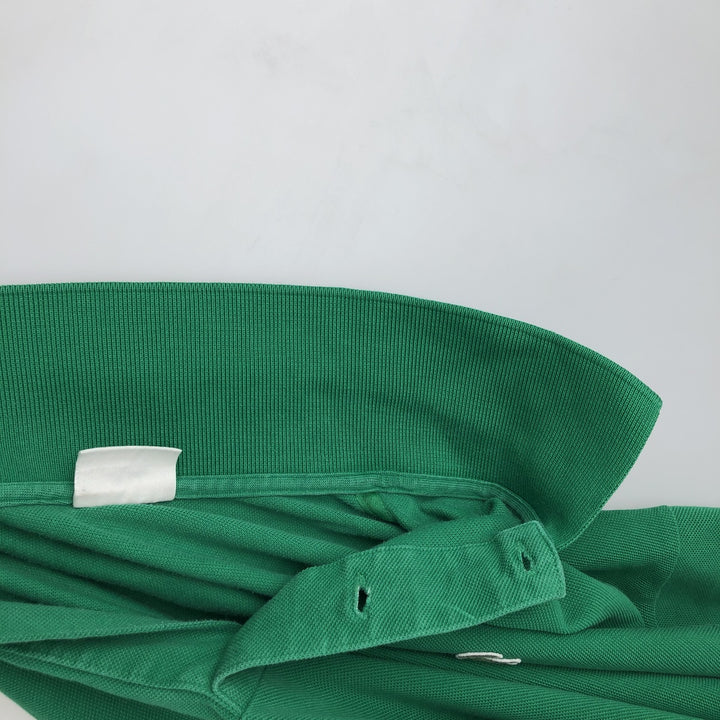 Lacoste LACOSTE Short Sleeve Polo Shirt Size 5 Men's L cotton green type Vintage Second Hand