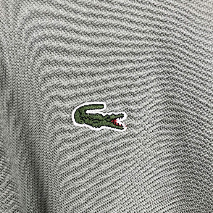 Lacoste LACOSTE French design short sleeve polo shirt size 6 men's XL equivalent cotton Khaki type Vintage Second Hand
