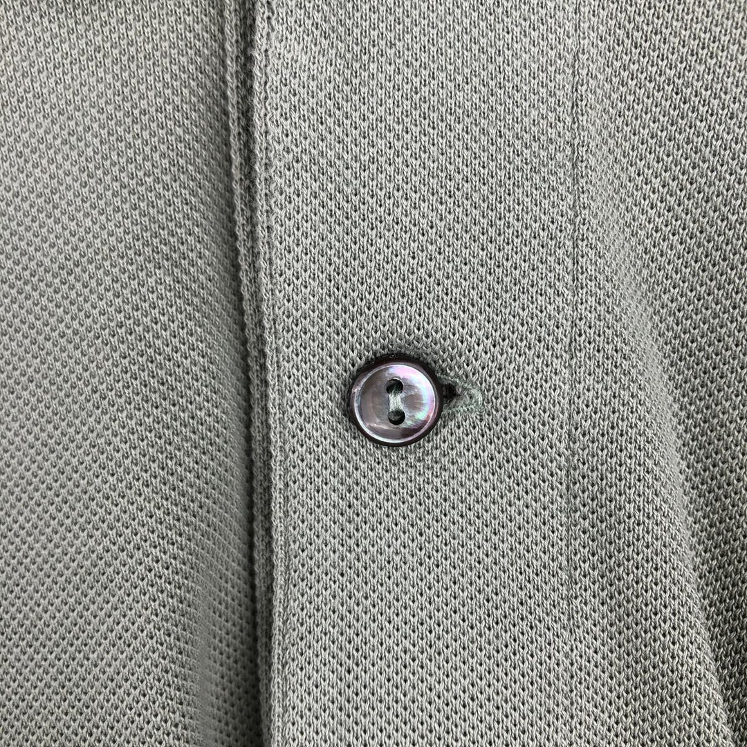 Lacoste LACOSTE French design short sleeve polo shirt size 6 men's XL equivalent cotton Khaki type Vintage Second Hand