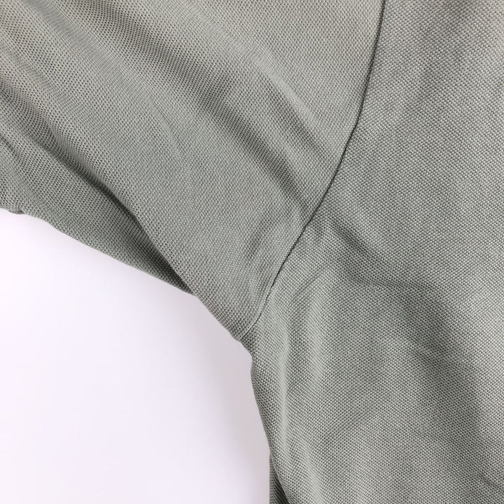 Lacoste LACOSTE French design short sleeve polo shirt size 6 men's XL equivalent cotton Khaki type Vintage Second Hand