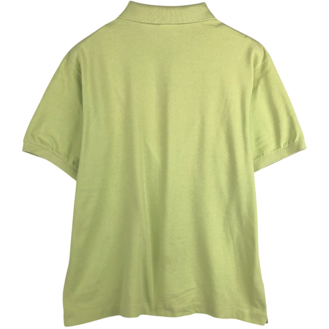 Lacoste LACOSTE French design short sleeve polo shirt size 6 men's XL equivalent cotton yellow type Vintage Second Hand