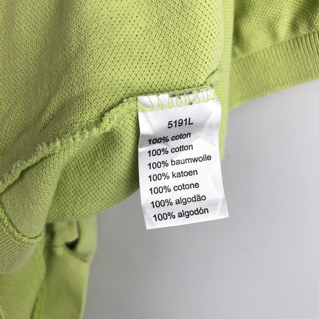 Lacoste LACOSTE French design short sleeve polo shirt size 6 men's XL equivalent cotton yellow type Vintage Second Hand