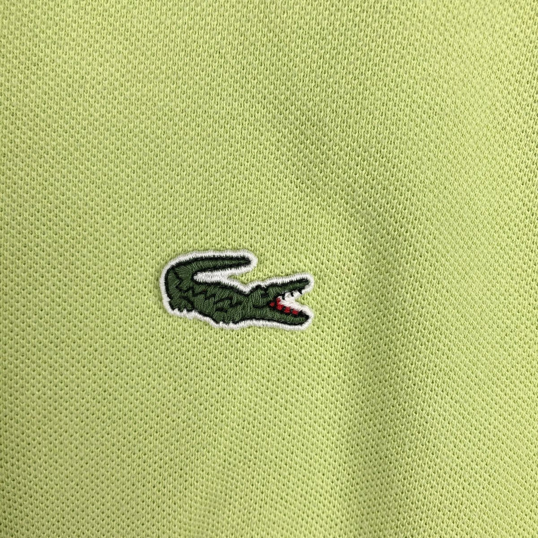Lacoste LACOSTE French design short sleeve polo shirt size 6 men's XL equivalent cotton yellow type Vintage Second Hand