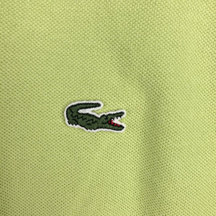 Lacoste LACOSTE French design short sleeve polo shirt size 6 men's XL equivalent cotton yellow type Vintage Second Hand