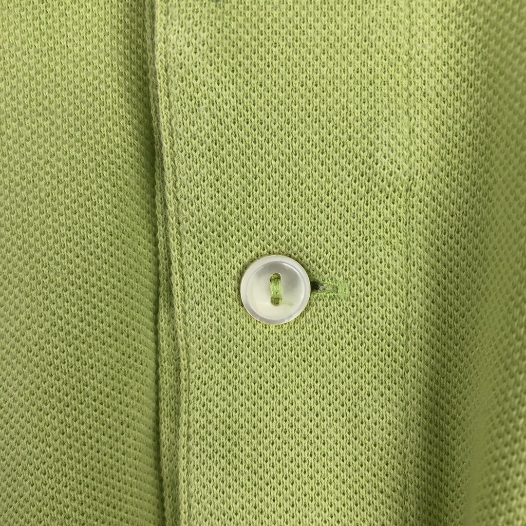 Lacoste LACOSTE French design short sleeve polo shirt size 6 men's XL equivalent cotton yellow type Vintage Second Hand