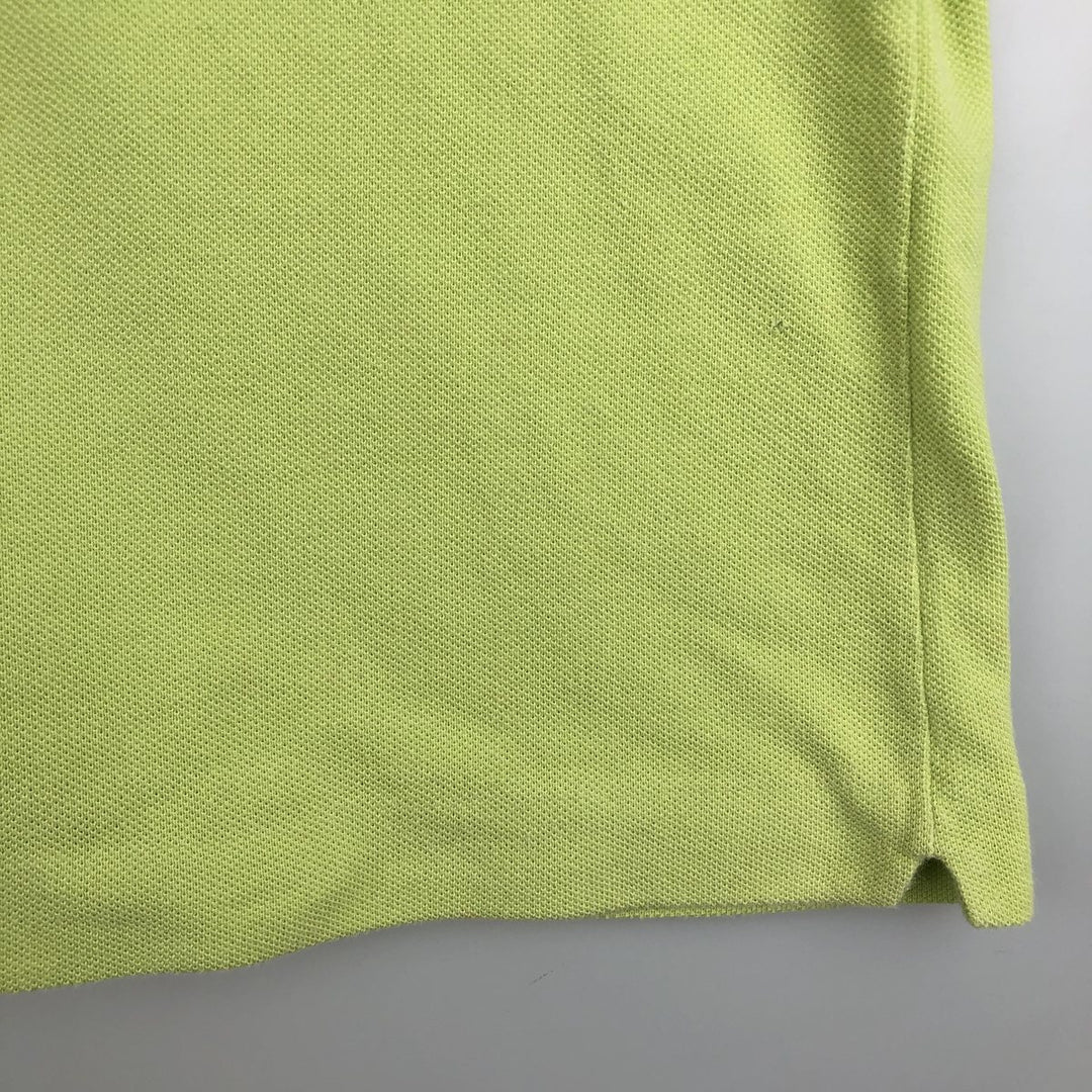 Lacoste LACOSTE French design short sleeve polo shirt size 6 men's XL equivalent cotton yellow type Vintage Second Hand