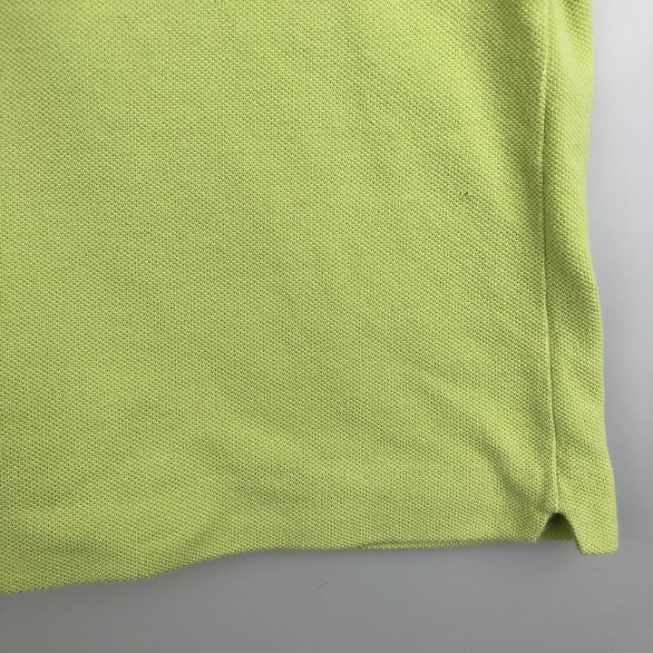 Lacoste LACOSTE French design short sleeve polo shirt size 6 men's XL equivalent cotton yellow type Vintage Second Hand