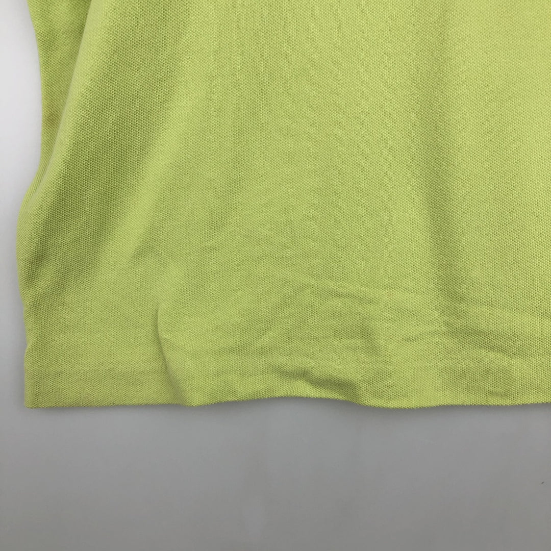 Lacoste LACOSTE French design short sleeve polo shirt size 6 men's XL equivalent cotton yellow type Vintage Second Hand