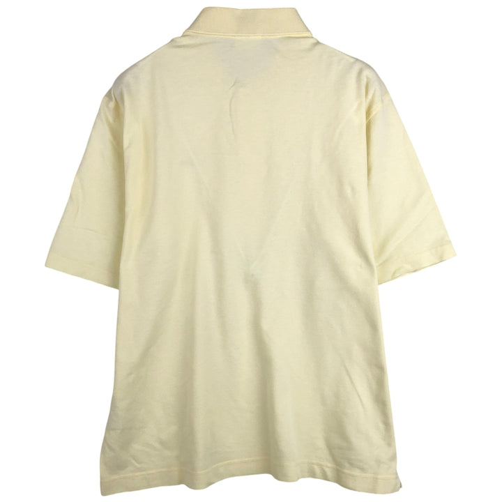 Lacoste LACOSTE Short Sleeve Polo Shirt Size 5 Men's L cotton yellow type Vintage Second Hand