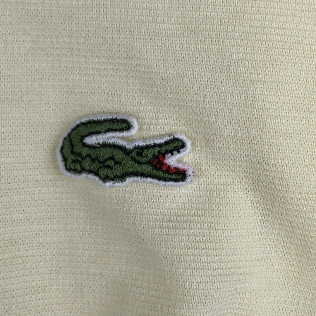 Lacoste LACOSTE Short Sleeve Polo Shirt Size 5 Men's L cotton yellow type Vintage Second Hand
