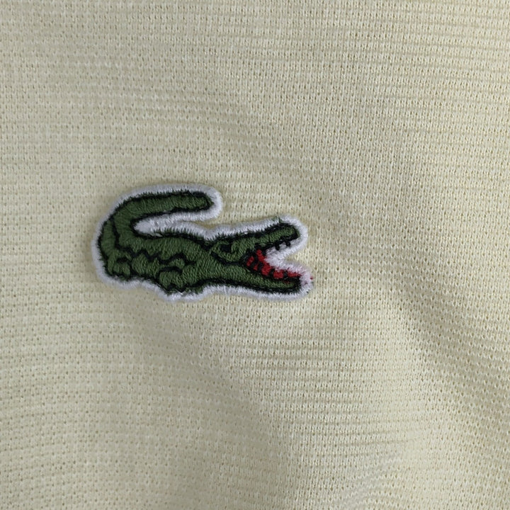 Lacoste LACOSTE Short Sleeve Polo Shirt Size 5 Men's L cotton yellow type Vintage Second Hand