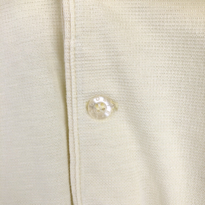 Lacoste LACOSTE Short Sleeve Polo Shirt Size 5 Men's L cotton yellow type Vintage Second Hand