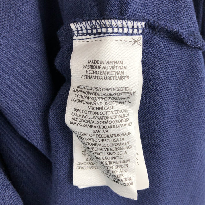 Ralph Lauren POLO RALPH LAUREN CLASSIC FIT Big Pony Short Sleeve Polo Shirt Men's XL cotton navy blue type Vintage Second Hand