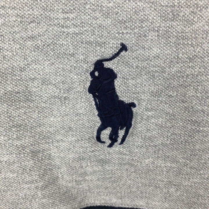 Ralph Lauren POLO RALPH LAUREN CLASSIC FIT short sleeve polo shirt, men's size M cotton gray type Vintage Second Hand