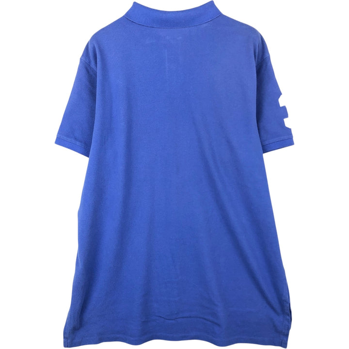 Ralph Lauren POLO RALPH LAUREN CUSTOM FIT Big Pony Short Sleeve Polo Shirt Men's XL cotton Purple type blue-purple Vintage Second Hand