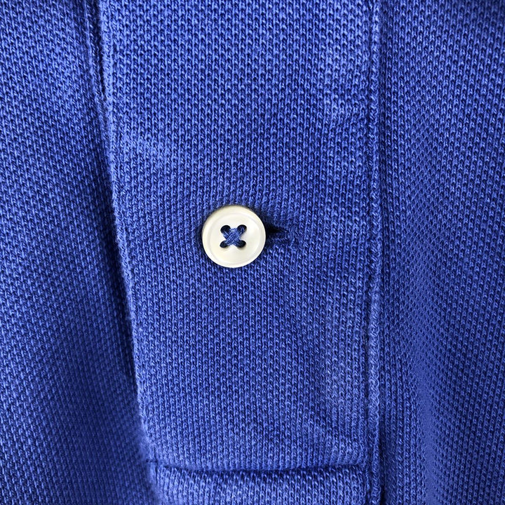 Ralph Lauren POLO RALPH LAUREN CUSTOM FIT Big Pony Short Sleeve Polo Shirt Men's XL cotton Purple type blue-purple Vintage Second Hand