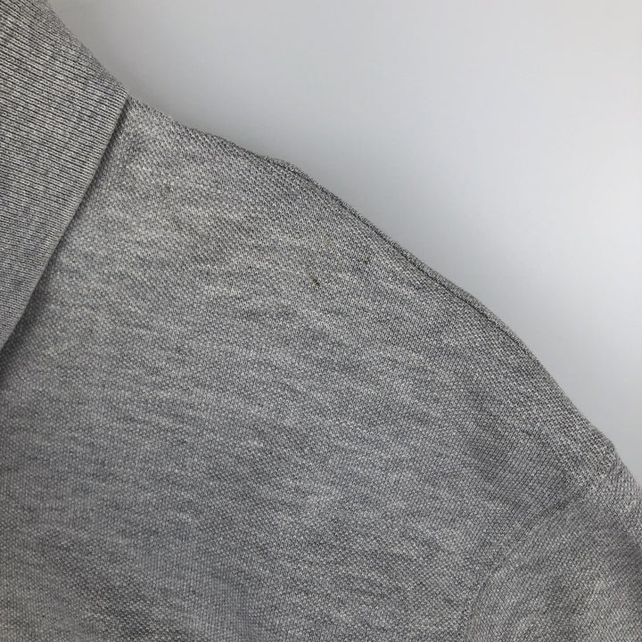 90s-00'S Eddie Bauer short-sleeved polo shirt, men's size L equivalent, vintage. cotton gray type Vintage Second Hand