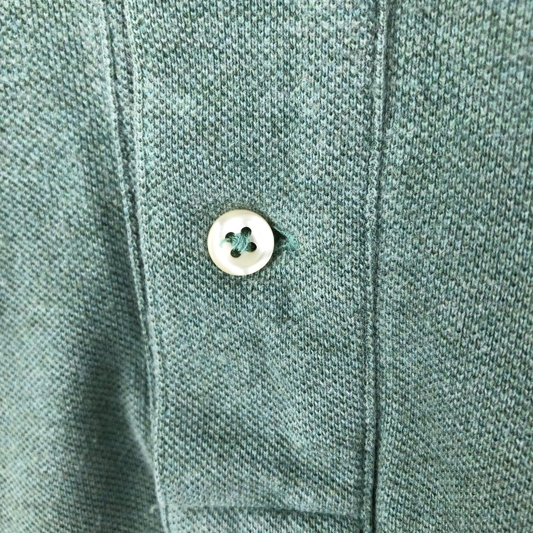 Ralph Lauren POLO RALPH LAUREN CUSTOM SLIM FIT Big Pony Short Sleeve Polo Shirt Men's M cotton green type Vintage Second Hand