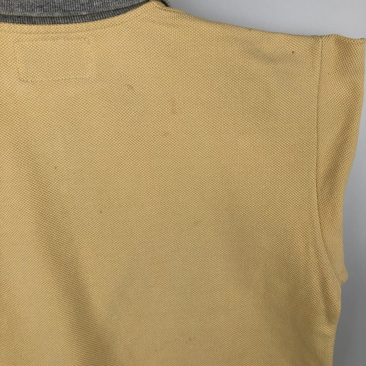 90'S Levi's Half-Zip Short-Sleeve Polo Shirt, Men's Size L (Equivalent), Vintage cotton yellow type Vintage Second Hand