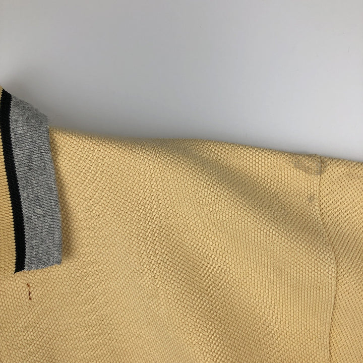 90'S Levi's Half-Zip Short-Sleeve Polo Shirt, Men's Size L (Equivalent), Vintage cotton yellow type Vintage Second Hand