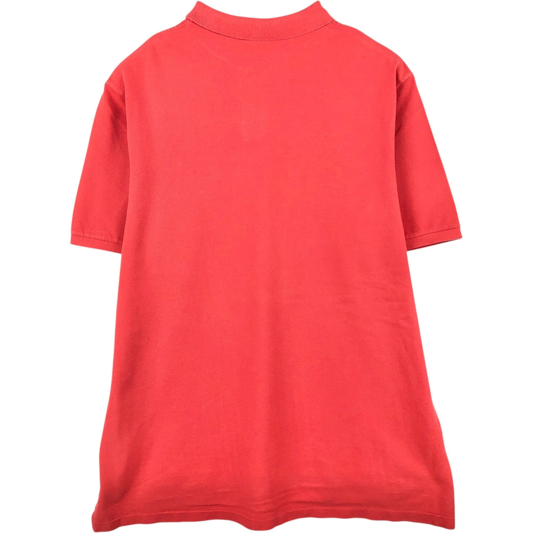 Ralph Lauren POLO by Ralph Lauren CLASSIC FIT Short-Sleeve Polo Shirt, Men's Size XXL (approx.) cotton red type Vintage Second Hand