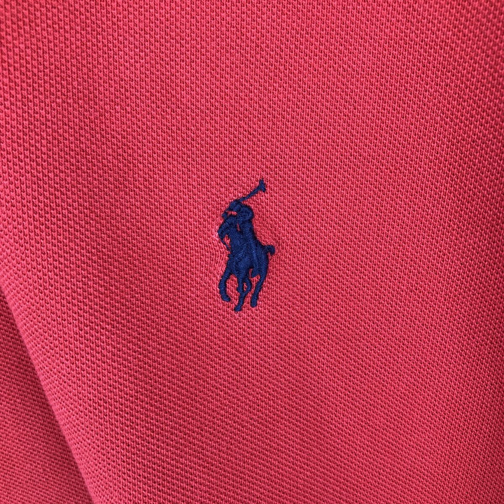 Ralph Lauren POLO by Ralph Lauren CLASSIC FIT Short-Sleeve Polo Shirt, Men's Size XXL (approx.) cotton red type Vintage Second Hand