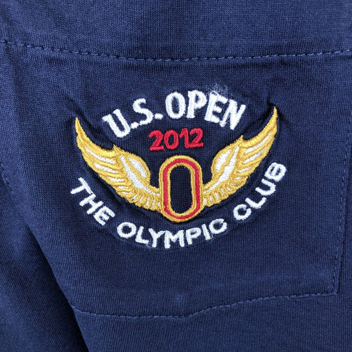 Ralph Lauren POLO GOLF Short Sleeve Polo Shirt Men's XL Pima Cotton navy blue type Vintage Second Hand