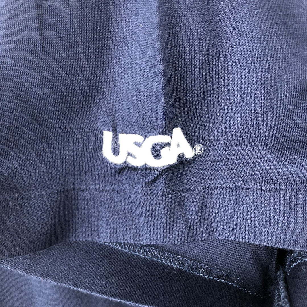 Ralph Lauren POLO GOLF Short Sleeve Polo Shirt Men's XL Pima Cotton navy blue type Vintage Second Hand