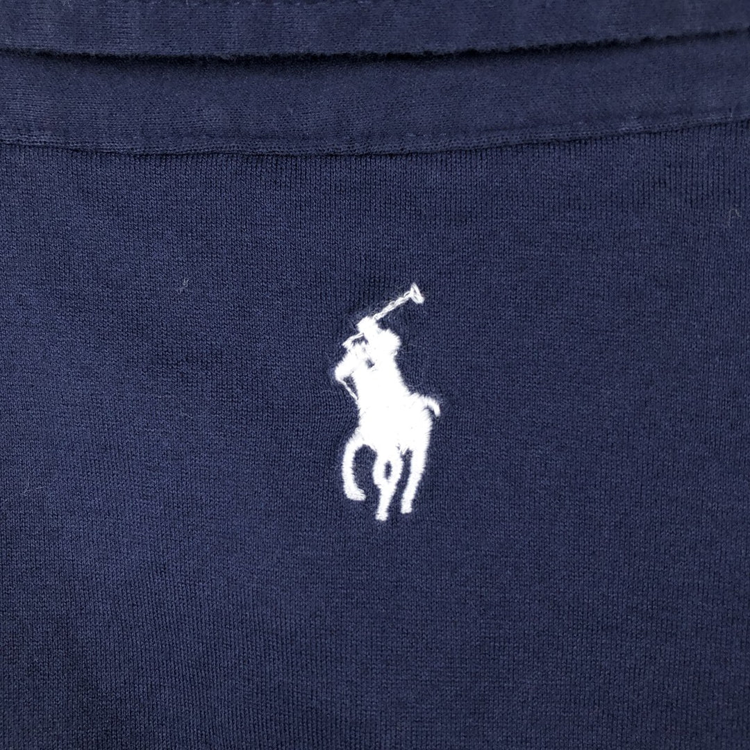 Ralph Lauren POLO GOLF Short Sleeve Polo Shirt Men's XL Pima Cotton navy blue type Vintage Second Hand