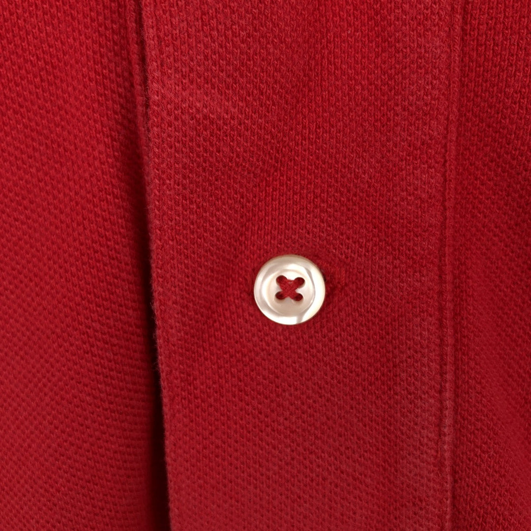 Ralph Lauren POLO RALPH LAUREN CUSTOM FIT American flag print Big Pony short-sleeved polo shirt, men's size XL equivalent. cotton red type Vintage Second Hand