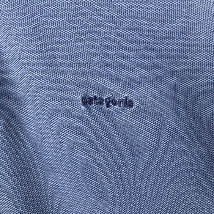 1990'S Patagonia Organic Cotton Short-Sleeve Polo Shirt, Men's Size S (Equivalent), Vintage cotton Indigo Vintage Second Hand