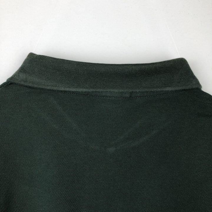 Burberry's BRIT short sleeve polo shirt, men's size L cotton Green type dark green Vintage Second Hand
