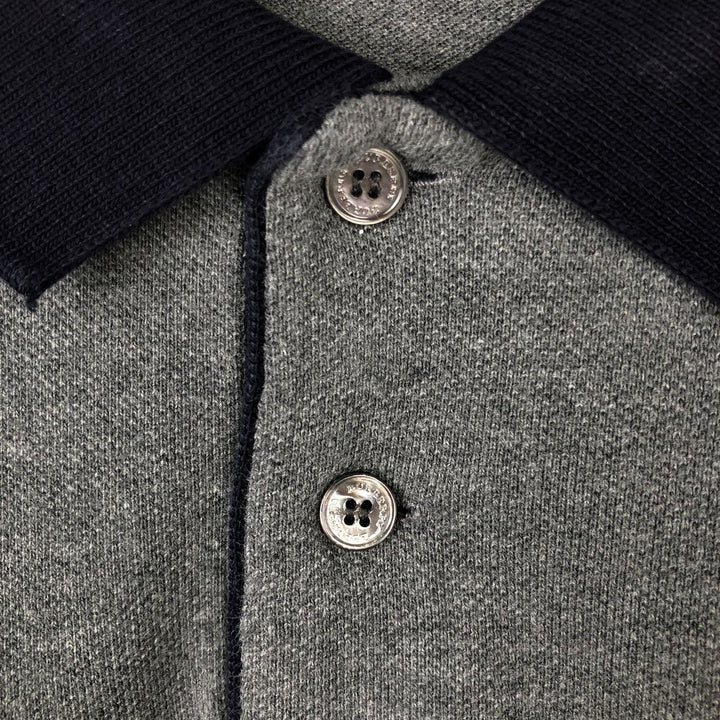 Burberry's BRIT short-sleeved polo shirt, men's size M cotton gray type Vintage Second Hand