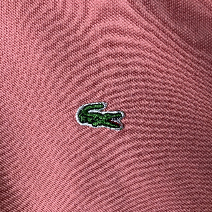 1980'S Lacoste CHEMISE French Lacoste Short-Sleeve Polo Shirt, Made in France, Men's Size XL (Equivalent), Vintage unclear coral Vintage Second Hand