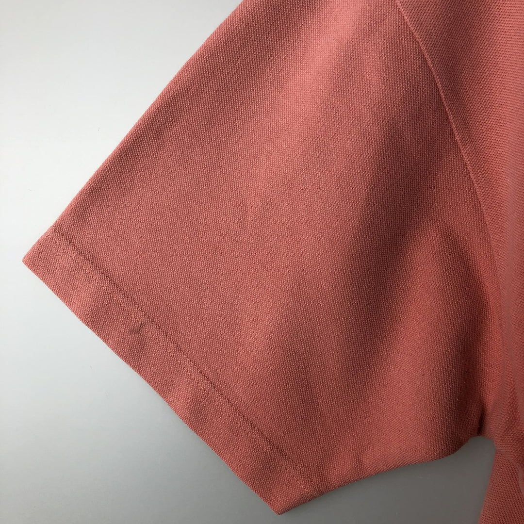 1980'S Lacoste CHEMISE French Lacoste Short-Sleeve Polo Shirt, Made in France, Men's Size XL (Equivalent), Vintage unclear coral Vintage Second Hand