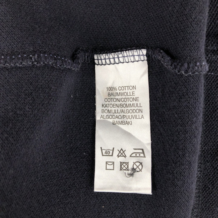 Burberry's London short-sleeved polo shirt, made in England, men's size M equivalent. cotton black type Vintage Second Hand