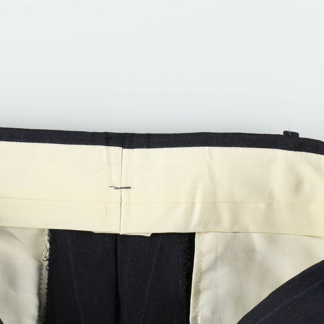 Men's slacks pants, size W35 unclear navy blue type Vintage Second Hand