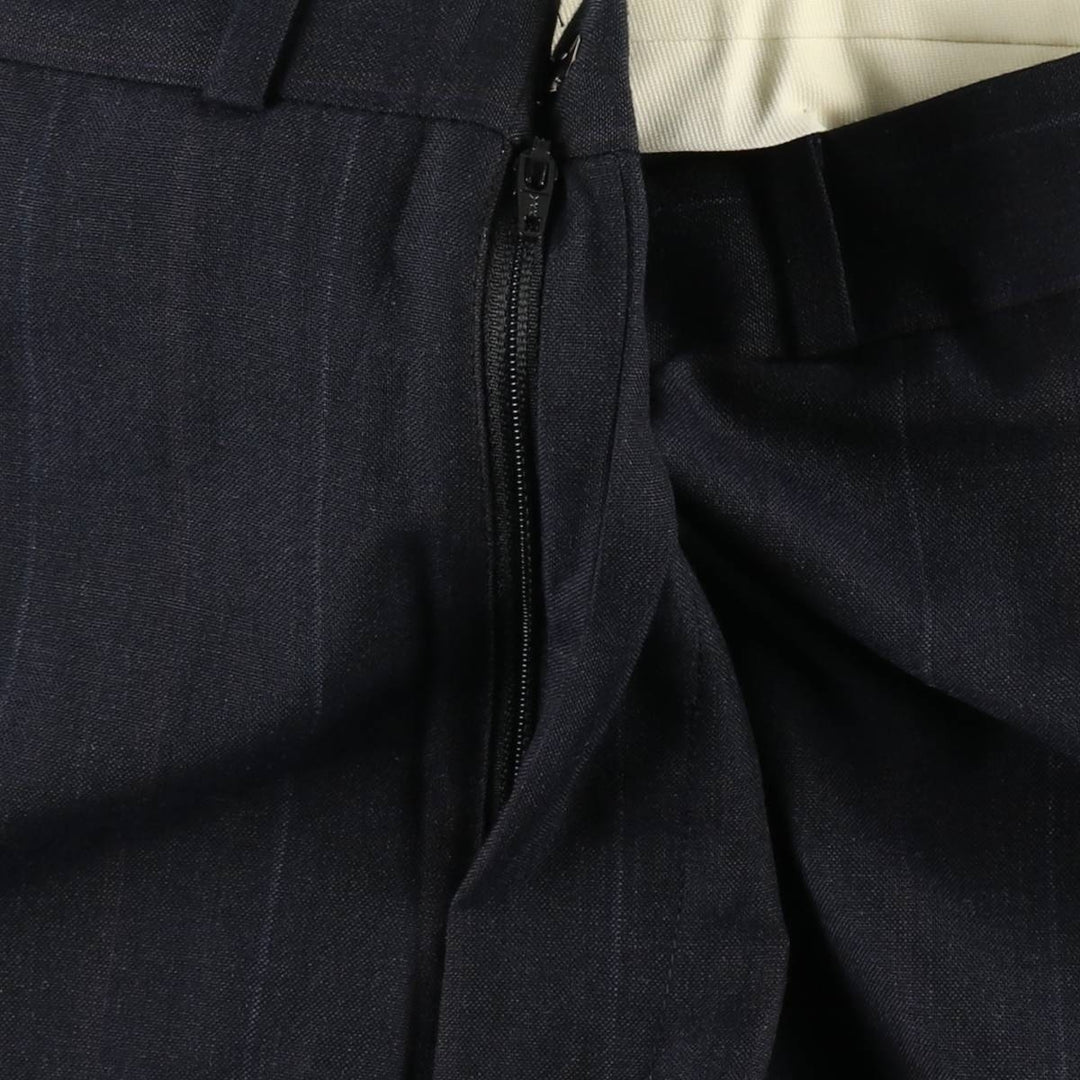 Men's slacks pants, size W35 unclear navy blue type Vintage Second Hand