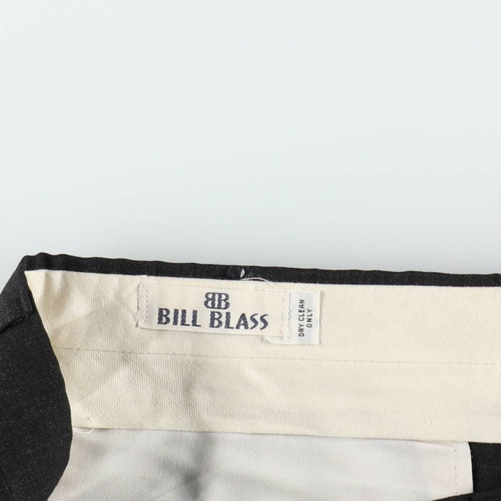 90'S BILL BLASS slacks pants, made in USA, men's size W35 equivalent, vintage. unclear black type Vintage Second Hand