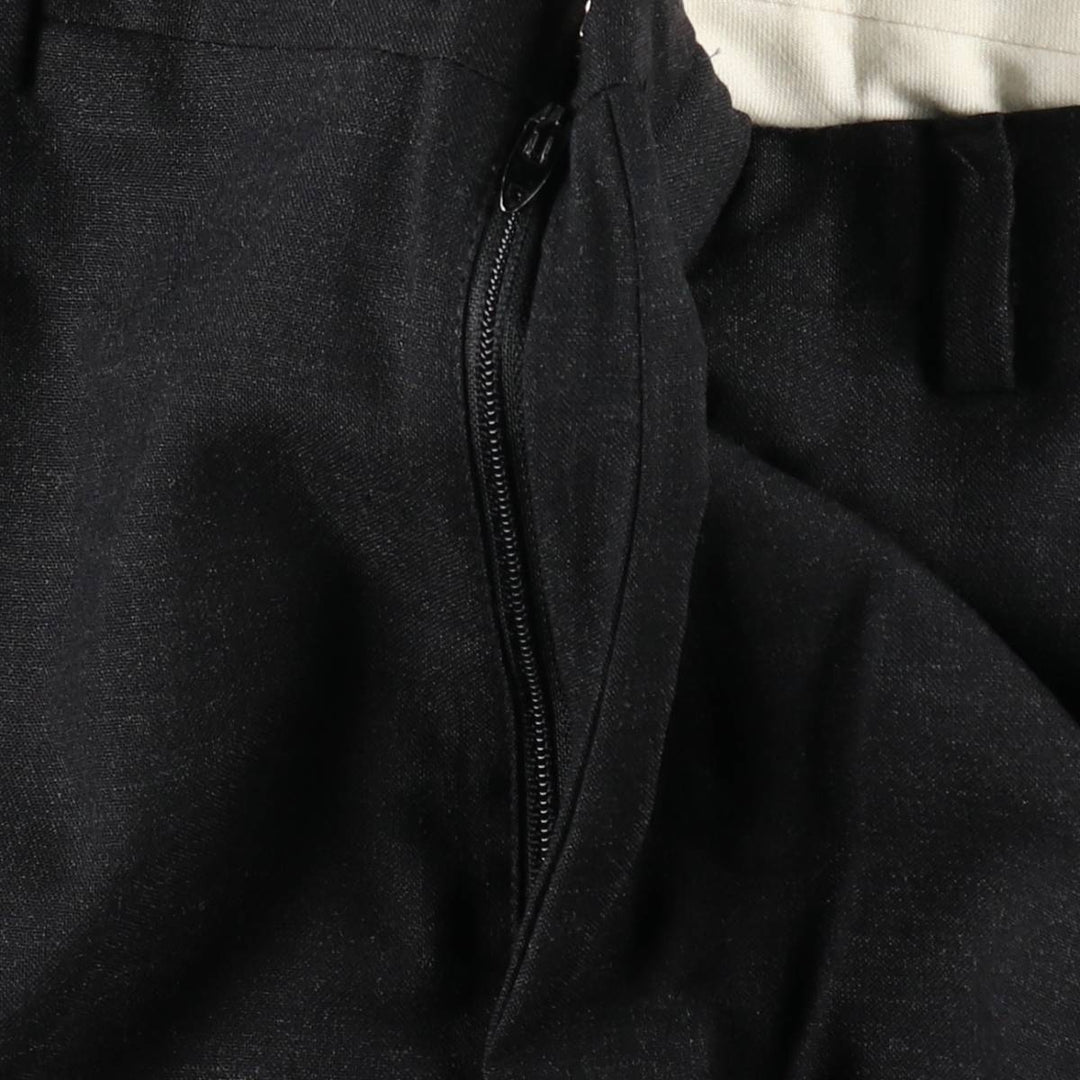 90'S BILL BLASS slacks pants, made in USA, men's size W35 equivalent, vintage. unclear black type Vintage Second Hand