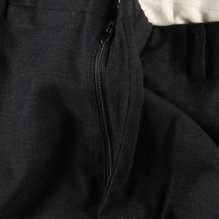 90'S BILL BLASS slacks pants, made in USA, men's size W35 equivalent, vintage. unclear black type Vintage Second Hand